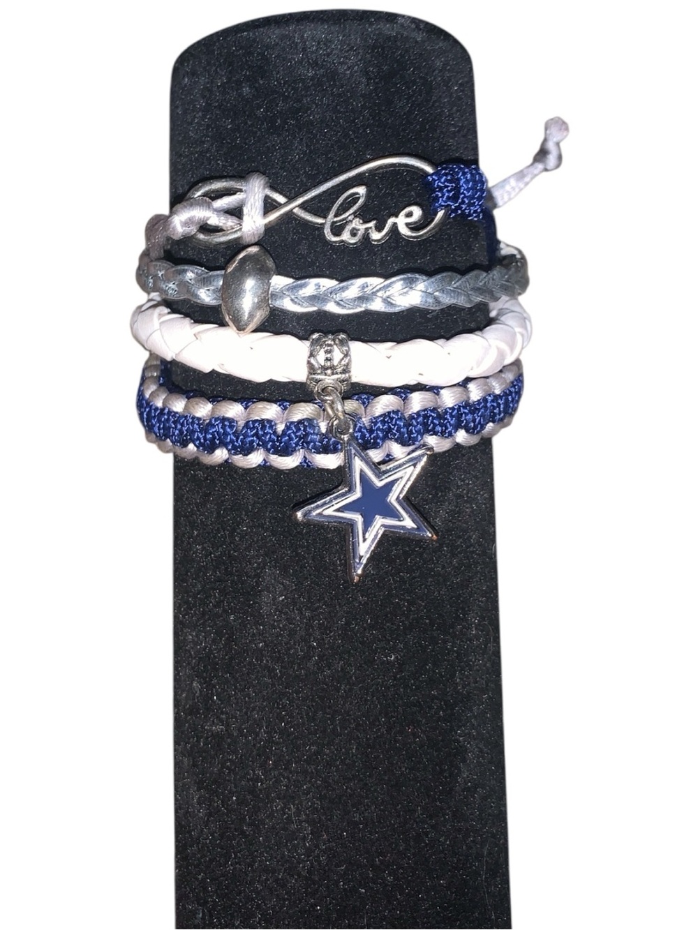 NFL Dallas Cowboys Rope Charm Bracelet